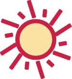 Icon of the sun.